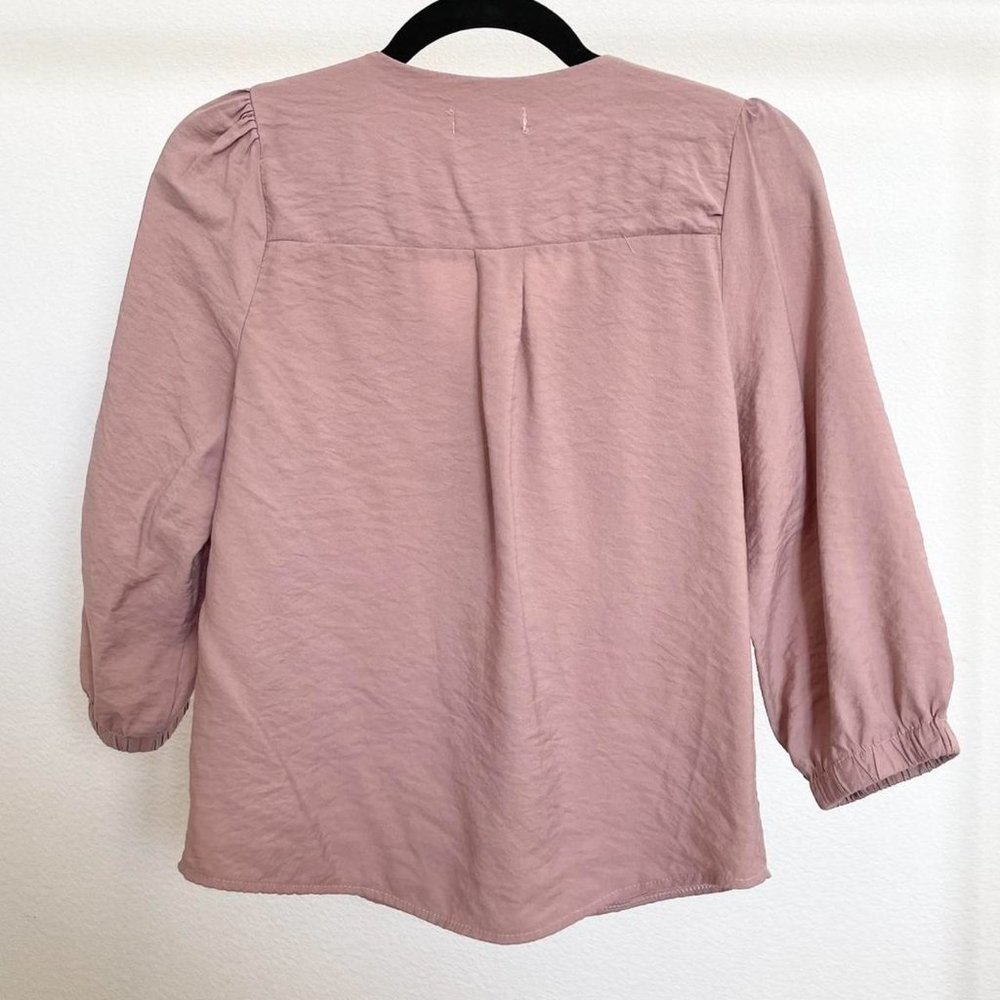 DUSTY ROSE BLOUSE - Picture 4 of 4